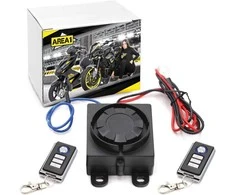 Area1 motociklo signalizacijos sistema Easy 2 Fit, 12 V, 2 radijo pulteliai, 125 dB, universali