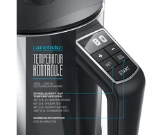 Arendo elektrinis virdulys su temperatūros reguliavimu 1,5 l, 2200 W, ELEGANT 16816816146