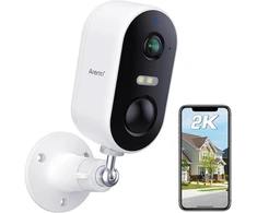 ARENTI lauko Wi-Fi stebėjimo kamera 2K/3 MP su 5200 mAh baterija, IP65, GO1