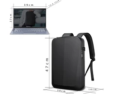 Arrivly nešiojamojo kompiuterio kuprinė 15,6 colių, juoda, USB, verslo, 20 l, Allrounder X Pro