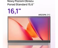ARZOPA nešiojamasis IPS monitorius 16,1 col. FHD 100% sRGB HDR10 Z1C