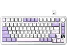 ATTACK SHARK belaidė mechaninė žaidimų klaviatūra 75 %, Bluetooth, 2,4 GHz, USB-C X85PRO