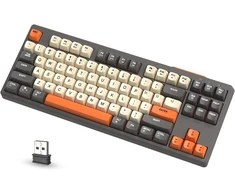 ATTACK SHARK belaidė žaidimų klaviatūra M87 TKL, Bluetooth, 2,4 GHz, RGB, 87 klavišai