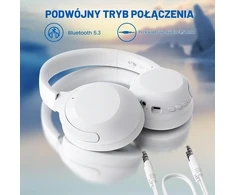 ATTACK SHARK belaidės ant ausų dedamos ausinės su ANC, Bluetooth 5.3, 20 val., G300-001