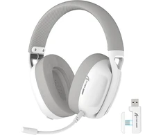 ATTACK SHARK belaidės žaidimų ausinės Bluetooth 5.3, 2,4 GHz, 40 mm, L80