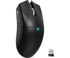 ATTACK SHARK bevielė žaidimų pelė 22000 DPI, optinė, 63g, BT/2.4GHz/USB-C, X11SE