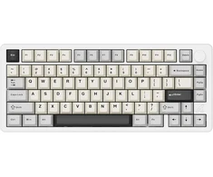 ATTACK SHARK mechaninė belaidė klaviatūra 75 %, 80 klavišų, Bluetooth, RGB, X86