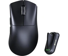 ATTACK SHARK V8 belaidė žaidimų pelė, 8000 Hz, PAW3950MAX, 42000 DPI, Bluetooth