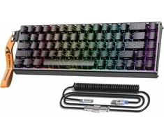 ATTACK SHARK X68MAX HE mechaninė RGB žaidimų klaviatūra, aliuminio korpusas, USB-C