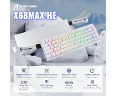 ATTACK SHARK žaidimų klaviatūra X68 MAX HE, 68 klavišų, USB-C, 8 kHz