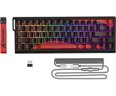 ATTACK SHARK žaidimų klaviatūra X68 PRO HE, magnetiniai jungikliai, 8000 Hz, X68HE-308