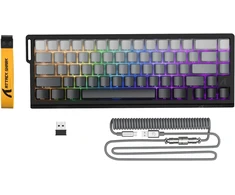 ATTACK SHARK žaidimų klaviatūra X68 PRO HE su magnetiniais jungikliais, 8000 Hz, RGB