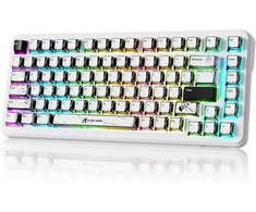 ATTACK SHARK žaidimų klaviatūra X82PRO HE, 75 %, magnetiniai jungikliai, 8000 Hz, RGB