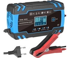 AUTOWHD akumuliatorių įkroviklis 12 V/24 V, 8 A, 3–150 Ah su LCD ekranu