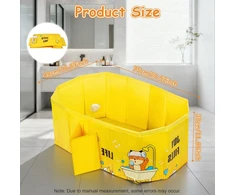 AUYAO sulankstoma kūdikio vonelė iš PVC, 75 × 48 × 30 cm, modelis 5321684