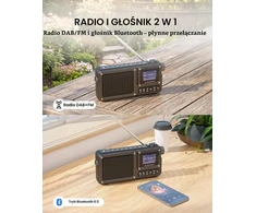 Avantree nešiojamasis DAB+/FM radijas, Bluetooth 6.0, 5 W