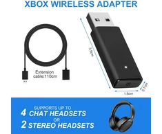 AXFEE belaidis XBOX One valdiklių adapteris kompiuteriui su USB ilginamuoju laidu, Q1-3819594