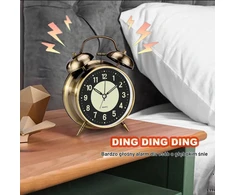 Azyh analoginis žadintuvas, 1 AA, 11,4 cm, A-Alarm Clock