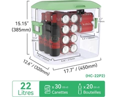 B BINGI automobilinis šaldytuvas 22 l, kompresorinis, AC/DC maitinimas, modelis HC-22P2
