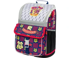 Baagl ergonominis vaikiškas mokyklinės kuprinės rinkinys Zippy, 18 l, reguliuojamais diržais, vandeniui atsparus, Harry Potter Gryffindor