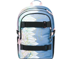 Baagl ergonomiška mokyklinės kuprinės rinkinys, 25 l, 5 dalių, Skate Moon, A-34736