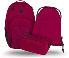 Baagl ergonomiškas 3 dalių mokyklinės kuprinės rinkinys Coolmate su termo skyriumi, 35 l