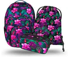 Baagl ergonomiškas mokyklinės kuprinės rinkinys su termo kišene, 35 l, 3 dalys, Coolmate