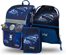Baagl ergonomiškas mokyklinės kuprinės rinkinys vaikams, 3 dalių, 18 l, poliesteris, A-34791