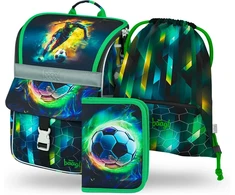 Baagl ergonomiškas mokyklinis rinkinys su kuprine, 18 l, paminkštintos petnešos, A-34275