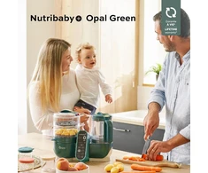 Babymoov daugiafunkcis garintuvas ir trintuvas Nutribaby+ 2,2 l, 500 W, žalios opalinės spalvos