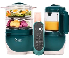 Babymoov daugiafunkcis garintuvas ir trintuvas Nutribaby+ 2,2 l, 500 W, žalios opalinės spalvos