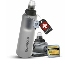 BACHGOLD vandens filtruojanti spaudžiama gertuvė, 500 ml, ultrafiltravimas, lengva, 100108
