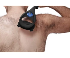 BakBlade vyriška kūno ir nugaros skustuvė, ergonomiška, keičiamų peiliukų, 2.0 Plus