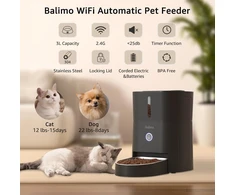 Balimo automatinis 3L šėrykla katėms su Wi-Fi ir programėlės valdymu, modelis 120/121