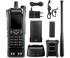 Baofeng nešiojama DMR radijo stotelė 10 W, UHF/VHF/AM/FM, GPS, 4000 kanalų, DM-32UV