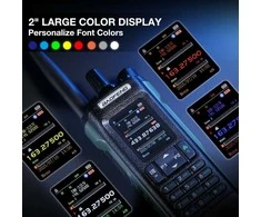Baofeng nešiojama DMR radijo stotelė 10 W, UHF/VHF/AM/FM, GPS, 4000 kanalų, DM-32UV