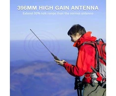 Baofeng nešiojama dvipusė radijo stotis GT-5R, UHF/VHF, 128 kanalai, 1800 mAh, 396 mm antena