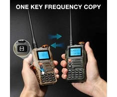 BAOFENG nešiojama radijo stotelė K63 6 W, UHF/VHF, 999 kanalų, 2600 mAh akumuliatorius