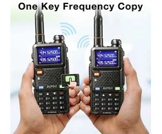 Baofeng nešiojama radijo stotelė UV-5RM Plus, UHF/VHF, 999 kanalų, 5 km, baterija 2500 mAh
