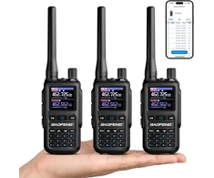 BAOFENG nešiojamos racijos GT-5R MINI, VHF/UHF, 5 W, USB-C, 999 kanalų, 3 vnt.