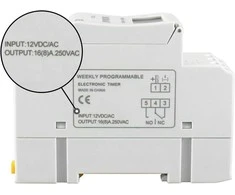 Baomain programuojama skaitmeninė laikmačio relė, LCD ekranas, 12 V DC, 16 A, THC15A