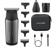 BARBERBOSS 3 viename barzdos ir plaukų kirptuvas su nosies trimeriu QR-2211