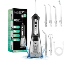 BARBERBOSS burnos irigatorius 300 ml, 5 valymo režimai, IPX7, QR-7025