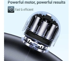 BARBERBOSS elektrinis rotacinis barzdos ir veido skustuvas su USB įkrovimu QR-2702