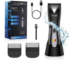 BARBERBOSS kūno ir intymių zonų plaukų kirpimo mašinėlė, reguliuojama 0,5–7 mm, QR-2020A