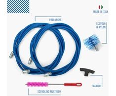 BARETTO granulinės krosnelės vamzdžių valymo rinkinys 6 m, 80 mm, KB6-SCP080_standard