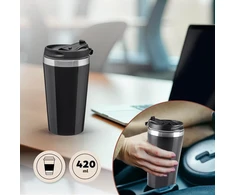 Barista Kaffee &amp; Technik lašelinis kavos aparatas 450 W su 420 ml termopuodeliu, 30082