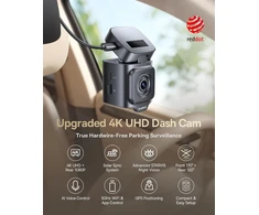 Baseus automobilinis vaizdo registratorius VD1 PRO su priekine 4K ir galine 1080p kamera