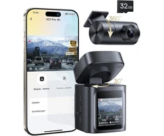 Baseus automobilinis vaizdo registratorius VD1 PRO su priekine 4K ir galine 1080p kamera