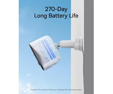 Baseus lauko belaidė stebėjimo kamera 1296p, Wi-Fi, IP67, 145° matymo kampas, N1 Plus